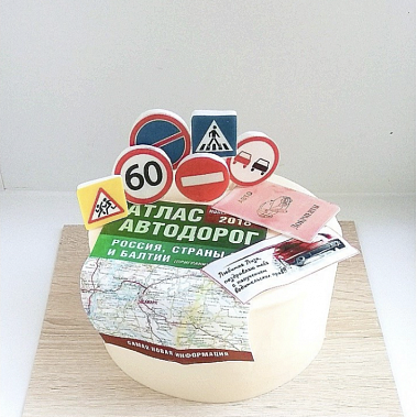 Торт "Покорительнице дорог" купить - чебаркуль.сладкоежкин.рф