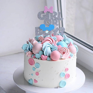Торт "Girl or Boy" купить - чебаркуль.сладкоежкин.рф