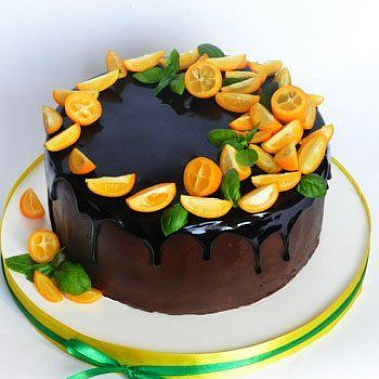 Торт глазурь с дольками купить - чебаркуль.сладкоежкин.рф