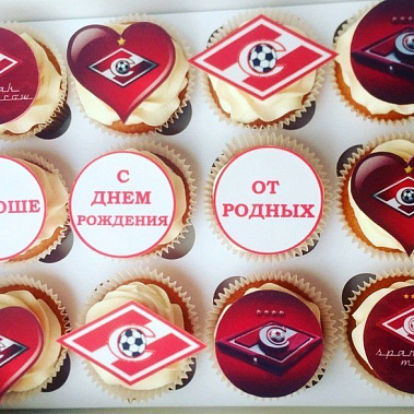 Капкейки "Спартак" купить - чебаркуль.сладкоежкин.рф